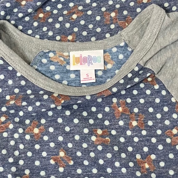 LulaRoe Randy Raglan Tee Small EUC - Picture 4 of 7